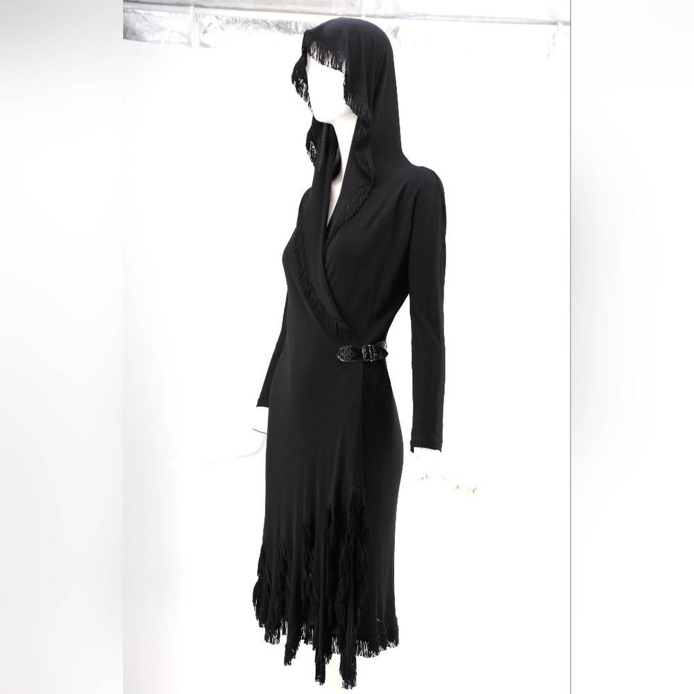 Vintage Jean Paul Gaultier Adams Hooded Dress | Size 8